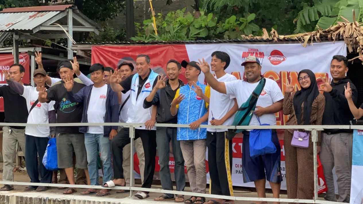 Komunitas Pemancing Doakan Mas Tri Jadi Walikota Bekasi 2024 - 2029